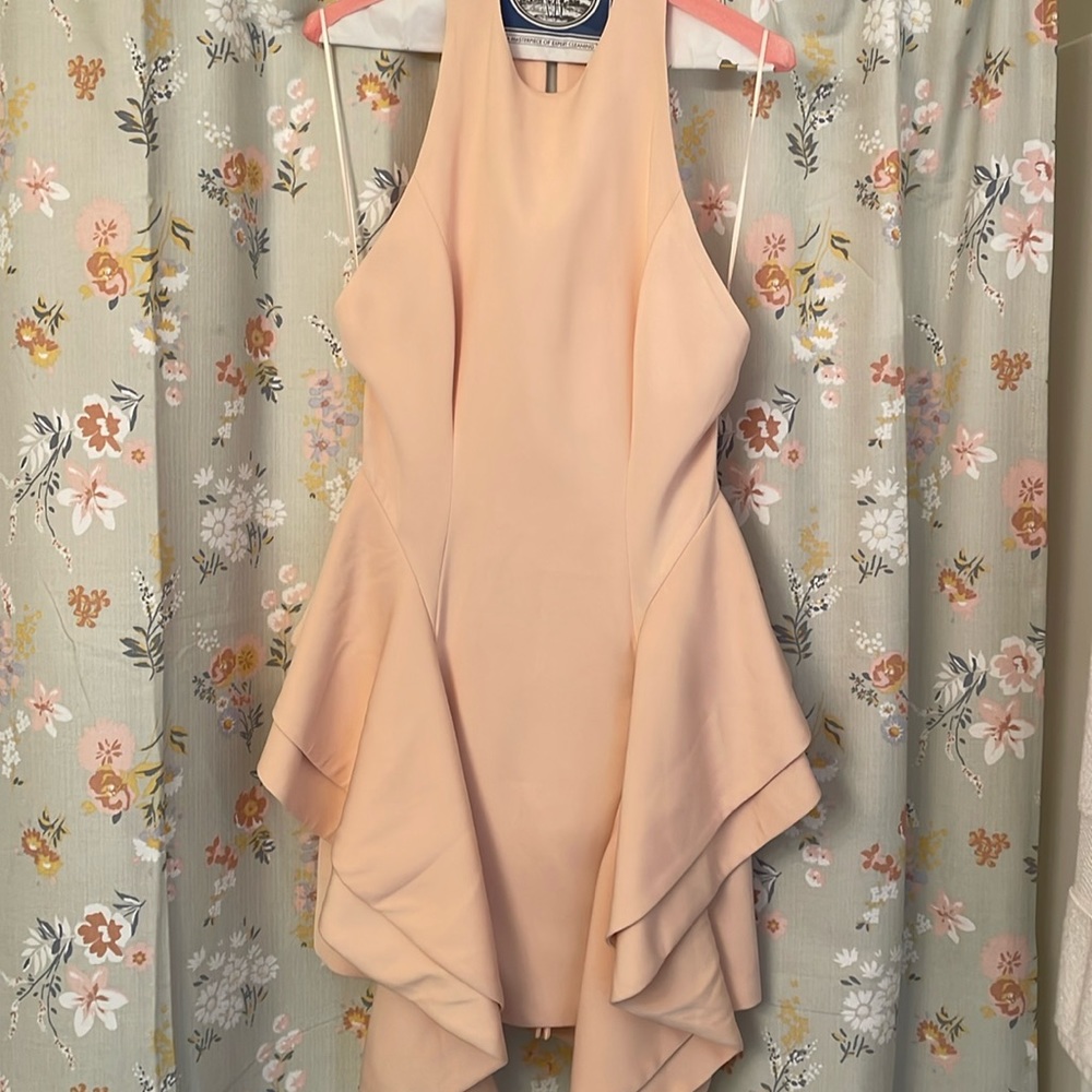 Brand new with tags- light pink- mini dress— size M